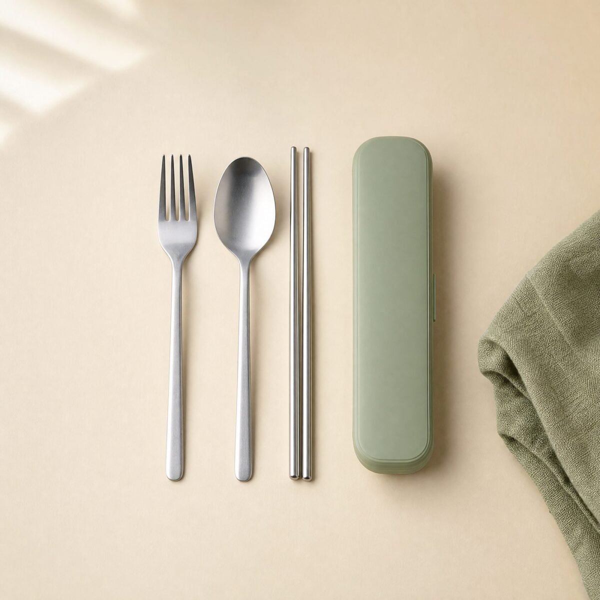 Stainless Steel Cutlery Set with Case