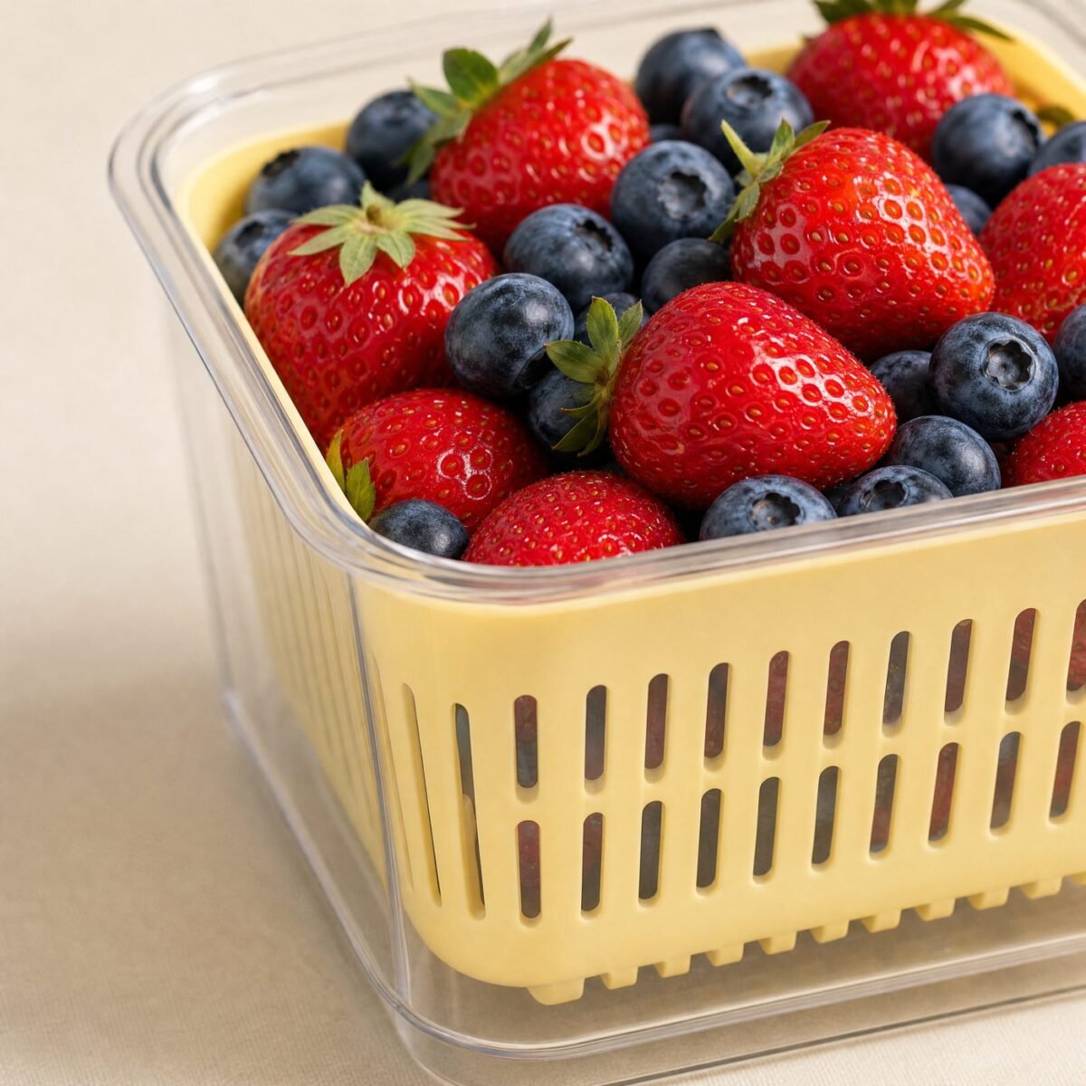 Berry Keeper with Colander Insert 1 L - close-up