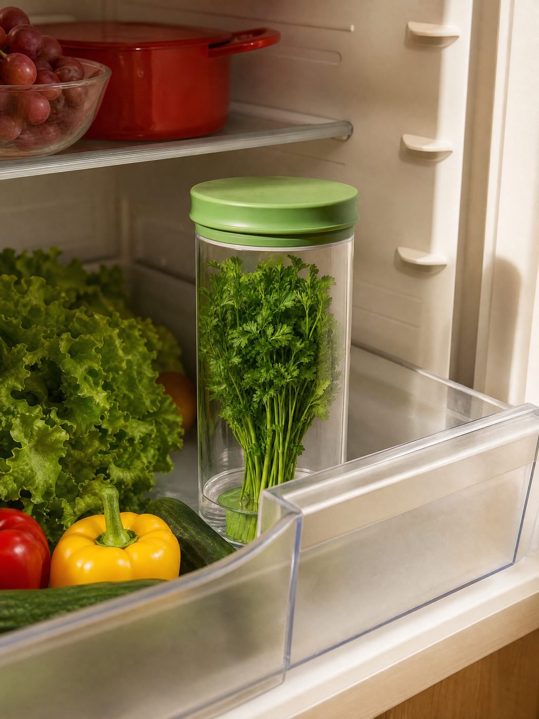Herb Keeper, Tall 1.2 L in a kitchen